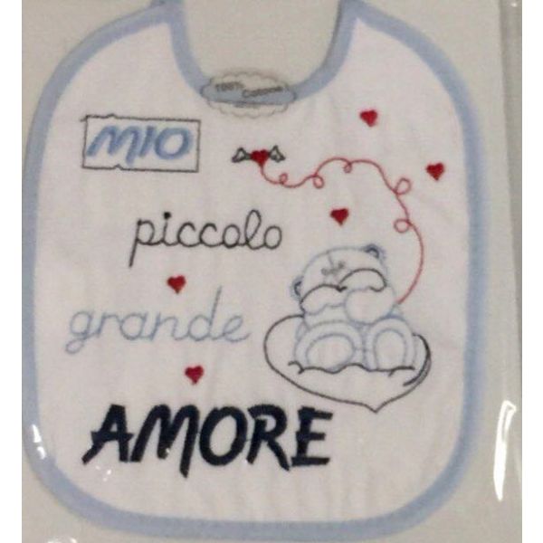 Bavaglino Baby in Cotone Piquet Ricamato Nancy Baby 180
