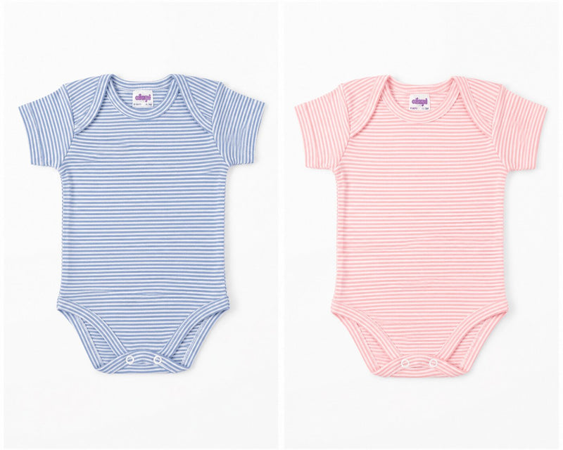 Body Neonato Rigato Cotone Ellepi
