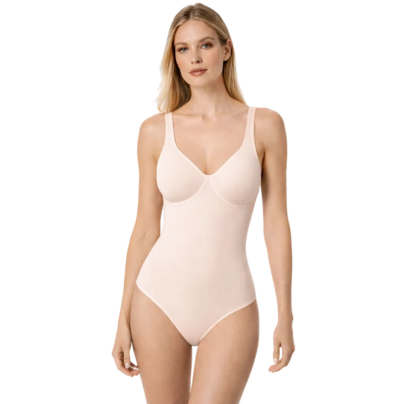 Body Donna Nudo Modellante Shape Coppa C DermoDry Gios 506