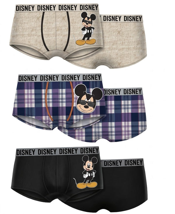 Boxer Uomo Disney Mickey Mouse 39058 in Cotone Elasticizzato con Stampa