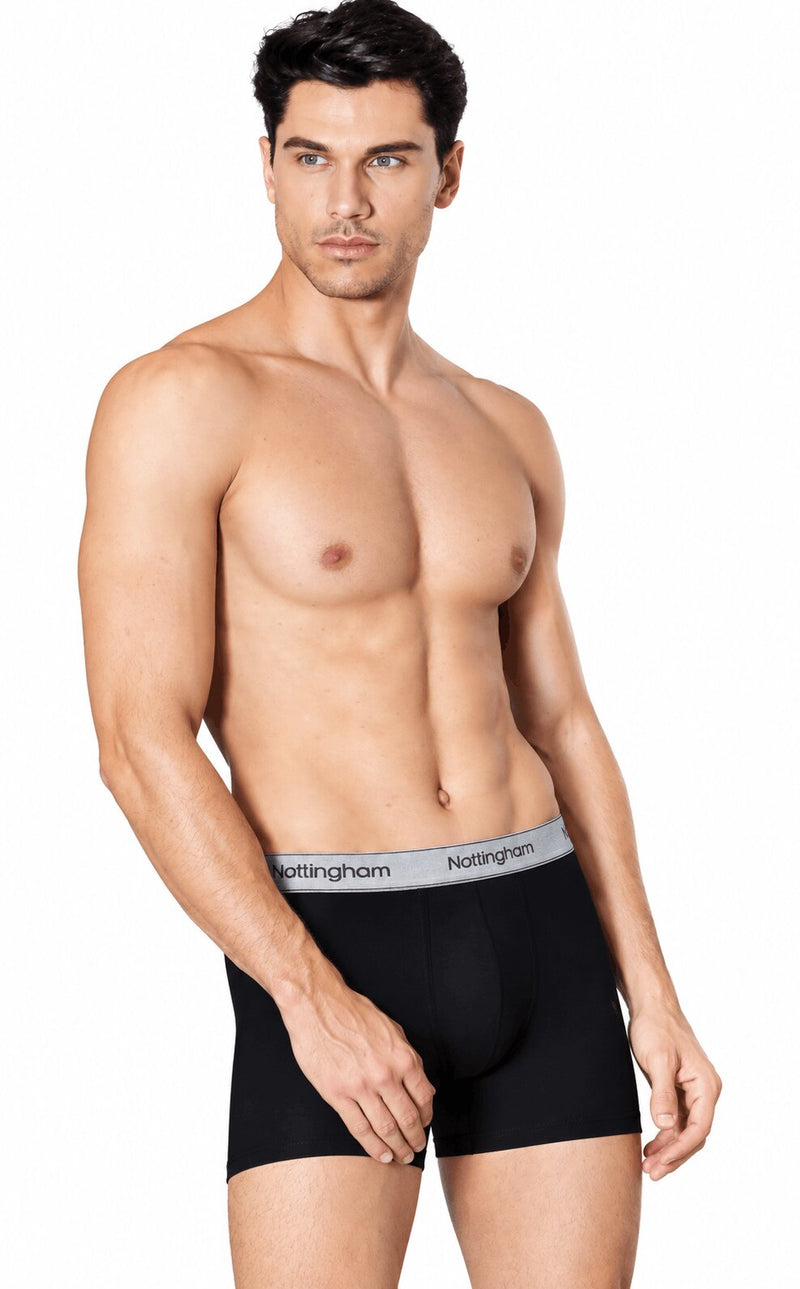 Boxer Uomo Nottingham SM80 in Cotone Elasticizzato con Elastico Logato