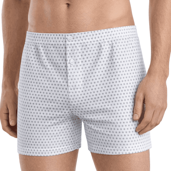 Boxer Uomo Rossoporpora in Cotone Pettinato con Apertura Articolo 205