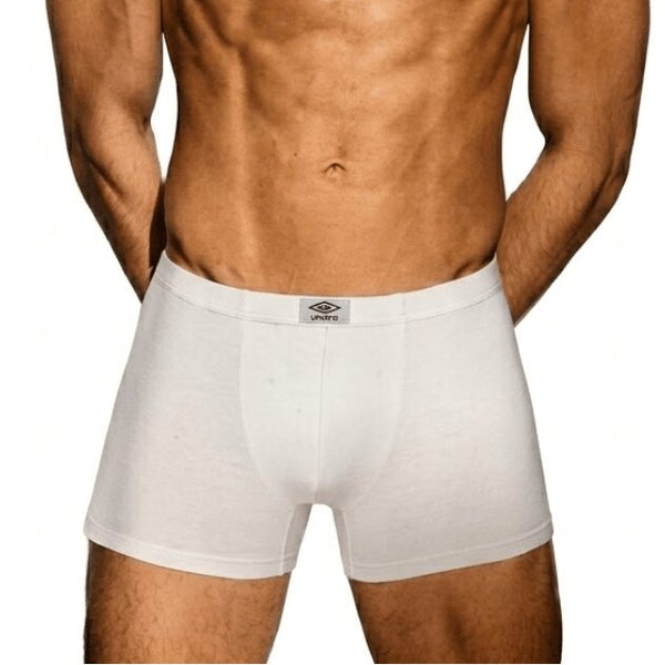 Boxer uomo bianco Umbro 601 in cotone elasticizzato Umbro 601