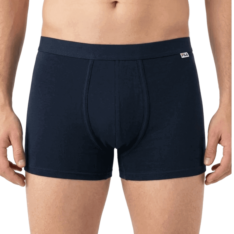 Boxer uomo blu intimo sport cotone elasticizzato Fila 5262