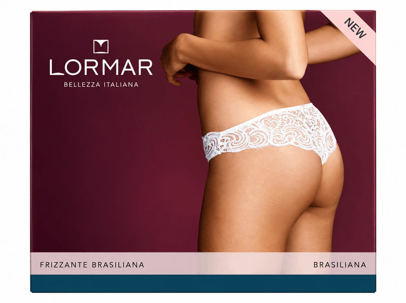 Brasiliana Donna Lormar Frizzante in pizzo elasticizzato senza cuciture