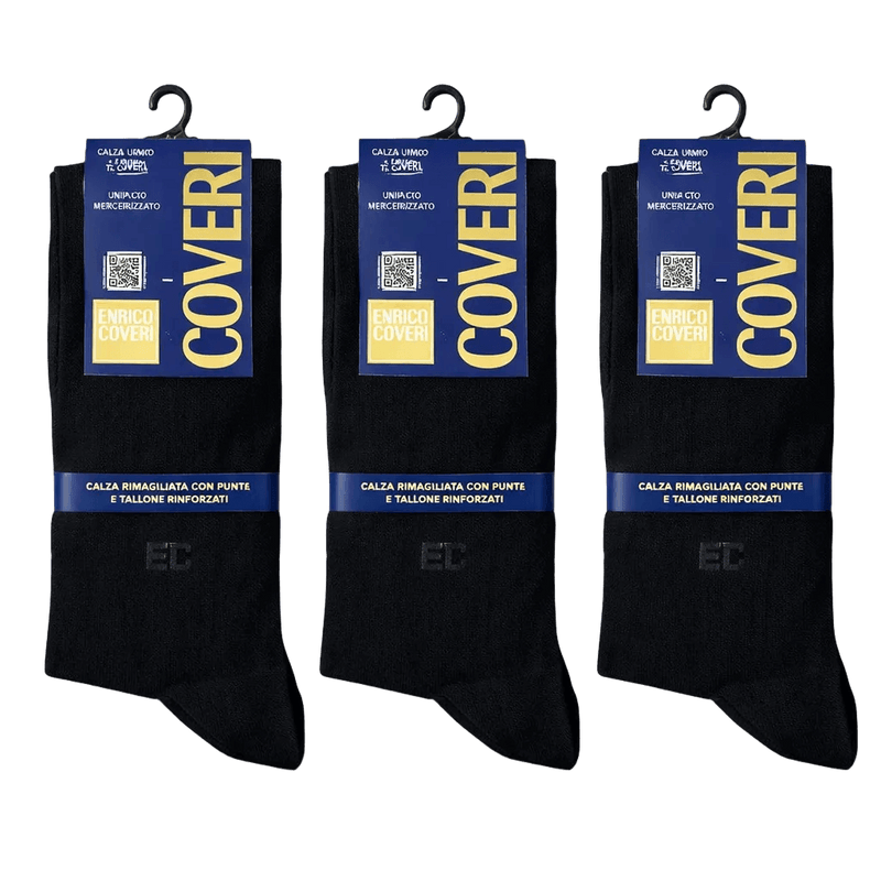 Calza Uomo Lunga in Filo di Scozia Elasticizzato Enrico Coveri Holiday Line
