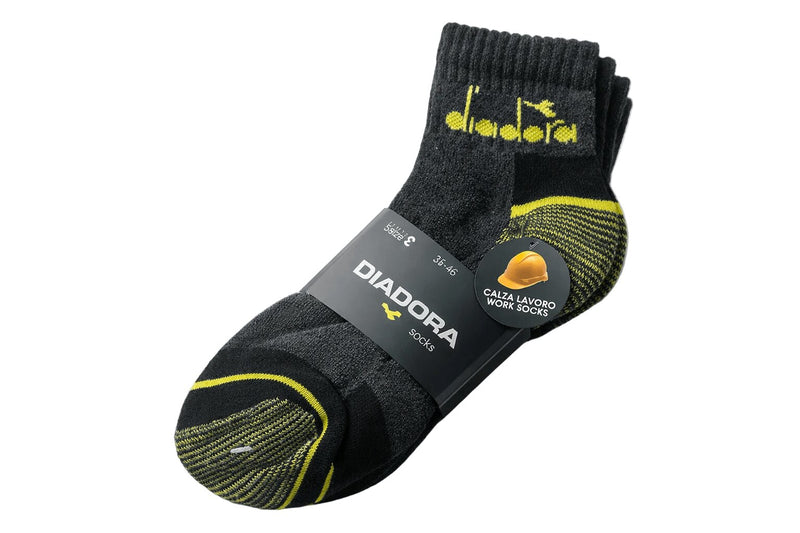 Calza Uomo nera Diadora Work 1136 in Spugna Tecnica 