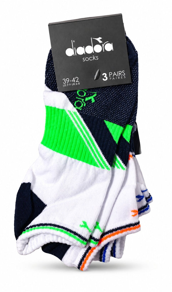 Calzini Corti Tecnici Sportivi Unisex Diadora 1226 - Confezione 3 Paia