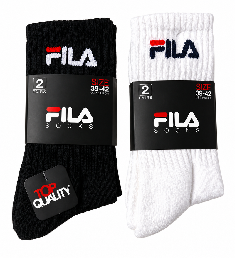 Calzini Corti in Spugna Unisex Sport Fila 9037 - Confezione 2 Paia