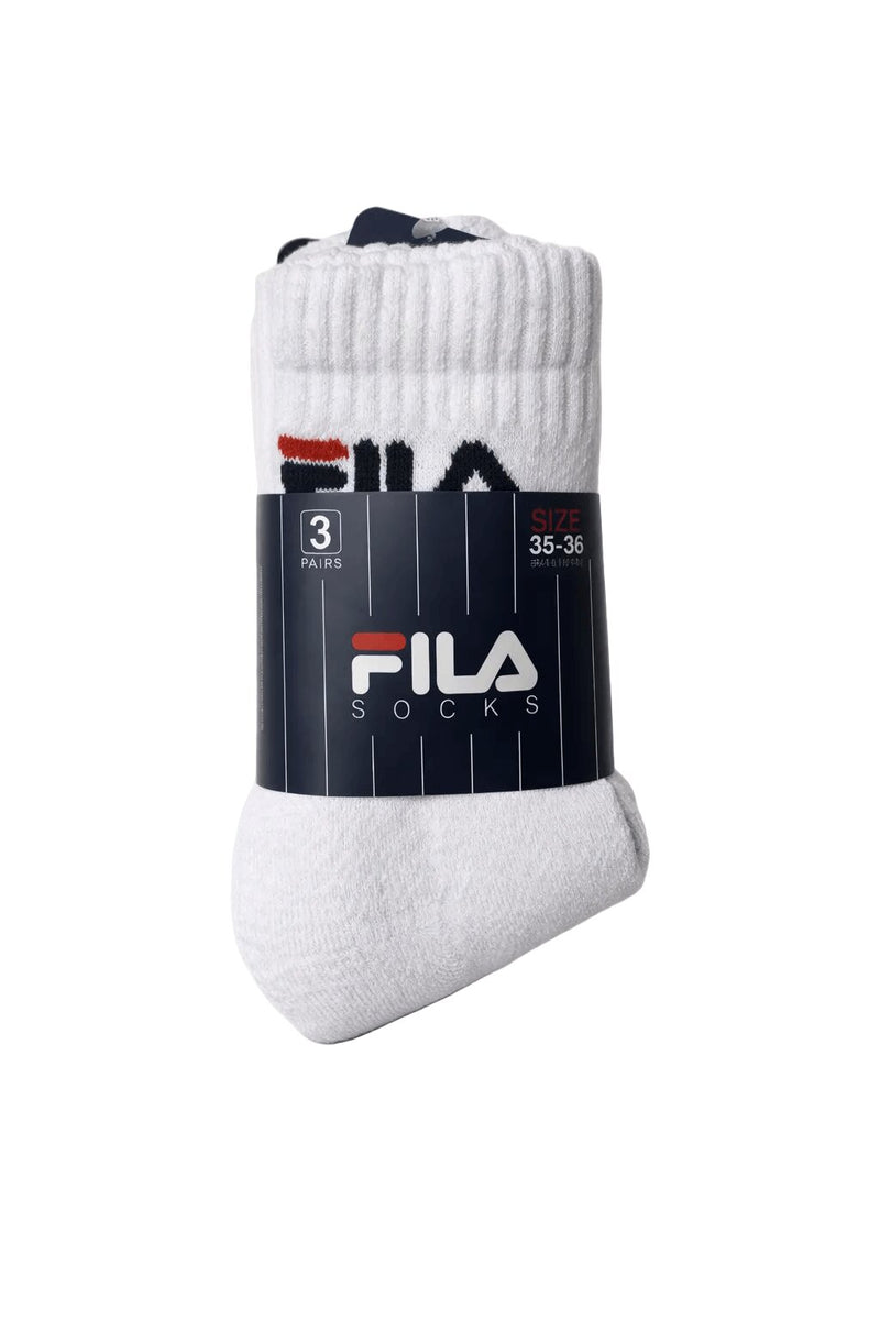 Calzino Bianco Bimbo Corto in Spugna Fila 9515