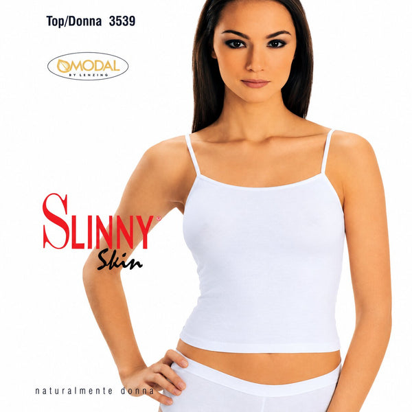 Canottiera Donna Slinny 3539 in cotone modal elasticizzato antibatterico 