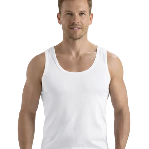 Canottiera Uomo in 100% Cotone Jersey Leggero Lucky Man