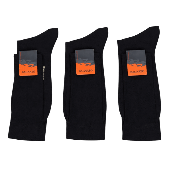 Bagnato Calze Uomo Alte Cotone Filo di Scozia 911/L – Confezione 6 Paia