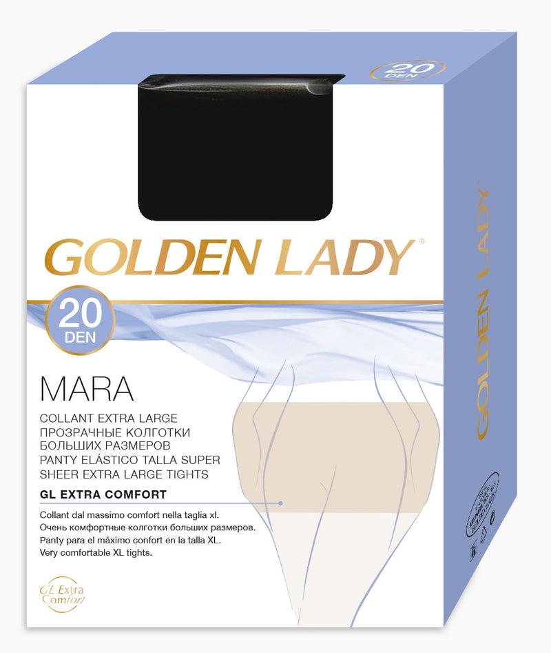 Collant Donna Golden Lady Mara 20 Denari Velato Taglia XL - Confezione 10 Paia