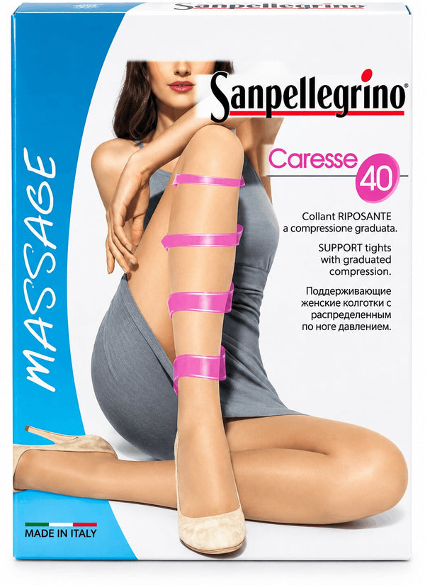 Collant Donna Sanpellegrino Caresse 40 Den Riposanti a Compressione Graduata