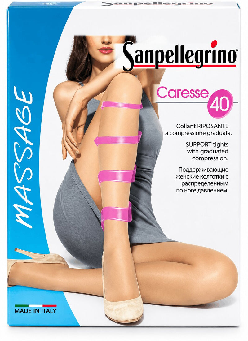 Collant Donna Sanpellegrino Caresse 40 Den Riposanti a Compressione Graduata