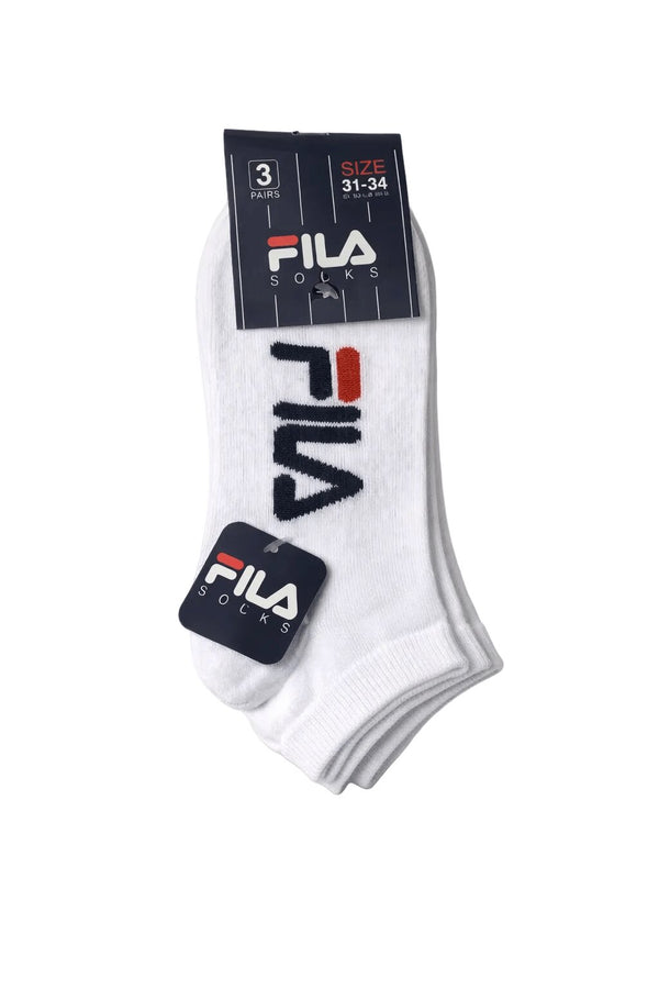 Fila Calzini Corti Bianchi Cotone Bambino Art. 8199