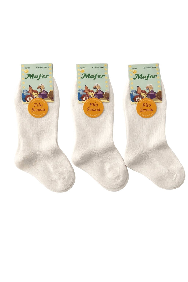 Mafer Calzino Neonato Alto Filo di Scozia Art. 8874