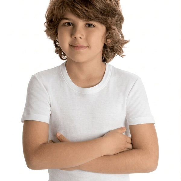 Maglia Bambino Mezza Manica Caldo Cotone Ellepi 649