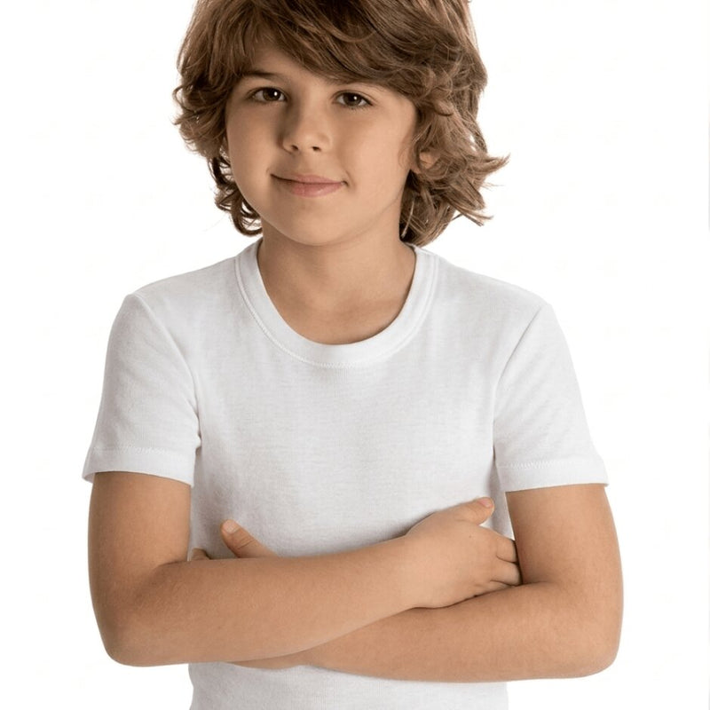 Maglia Bambino Mezza Manica Caldo Cotone Ellepi 649