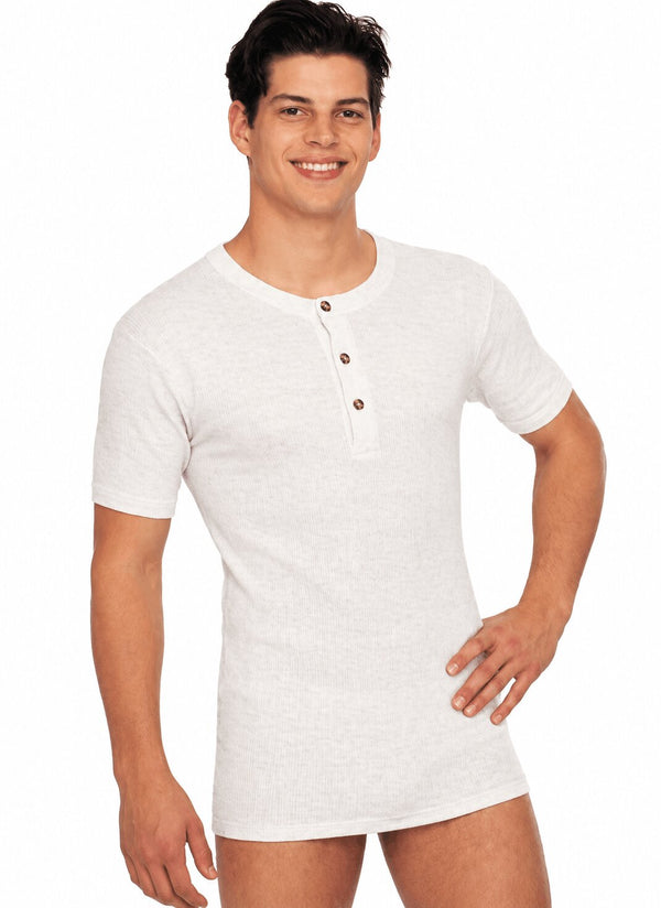 Maglia Intima Uomo Garda 6615 Serafino in Cotone a Costina