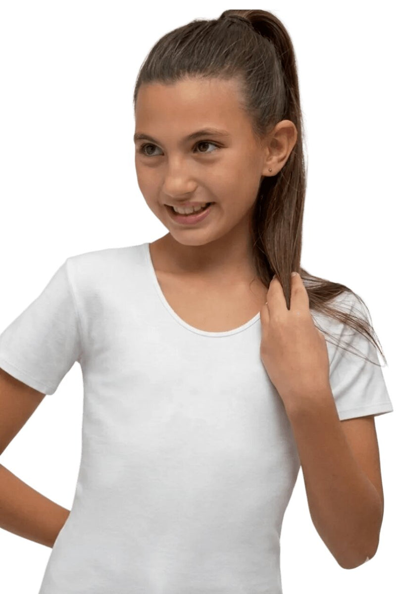 Maglietta Bambina Mezza Manica T-Shirt Cotone Ciesseti CST 31008