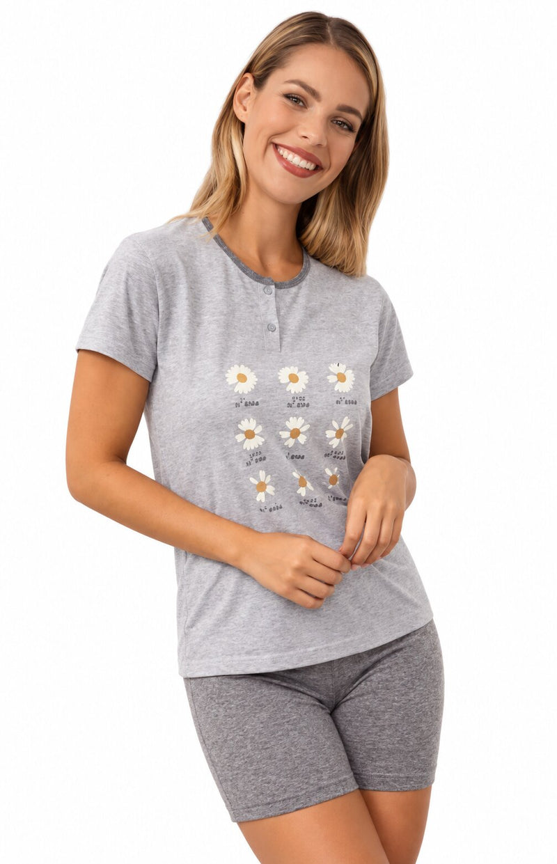 Pigiama Donna Corto Il Granchio Lady 821 in cotone jersey 100%