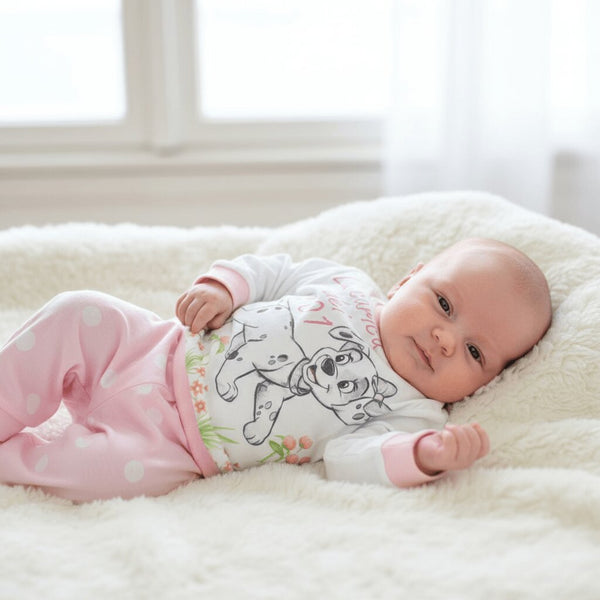 Pigiama Neonata Disney La Carica dei 101 in Puro Cotone Jersey