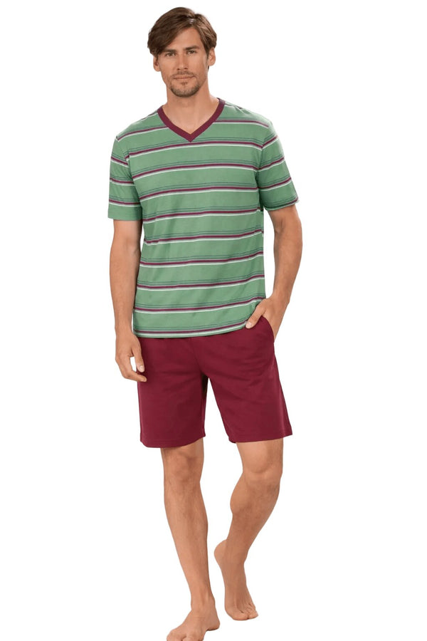 Pigiama Uomo Corto You365 in 100% Cotone Jersey a Righe