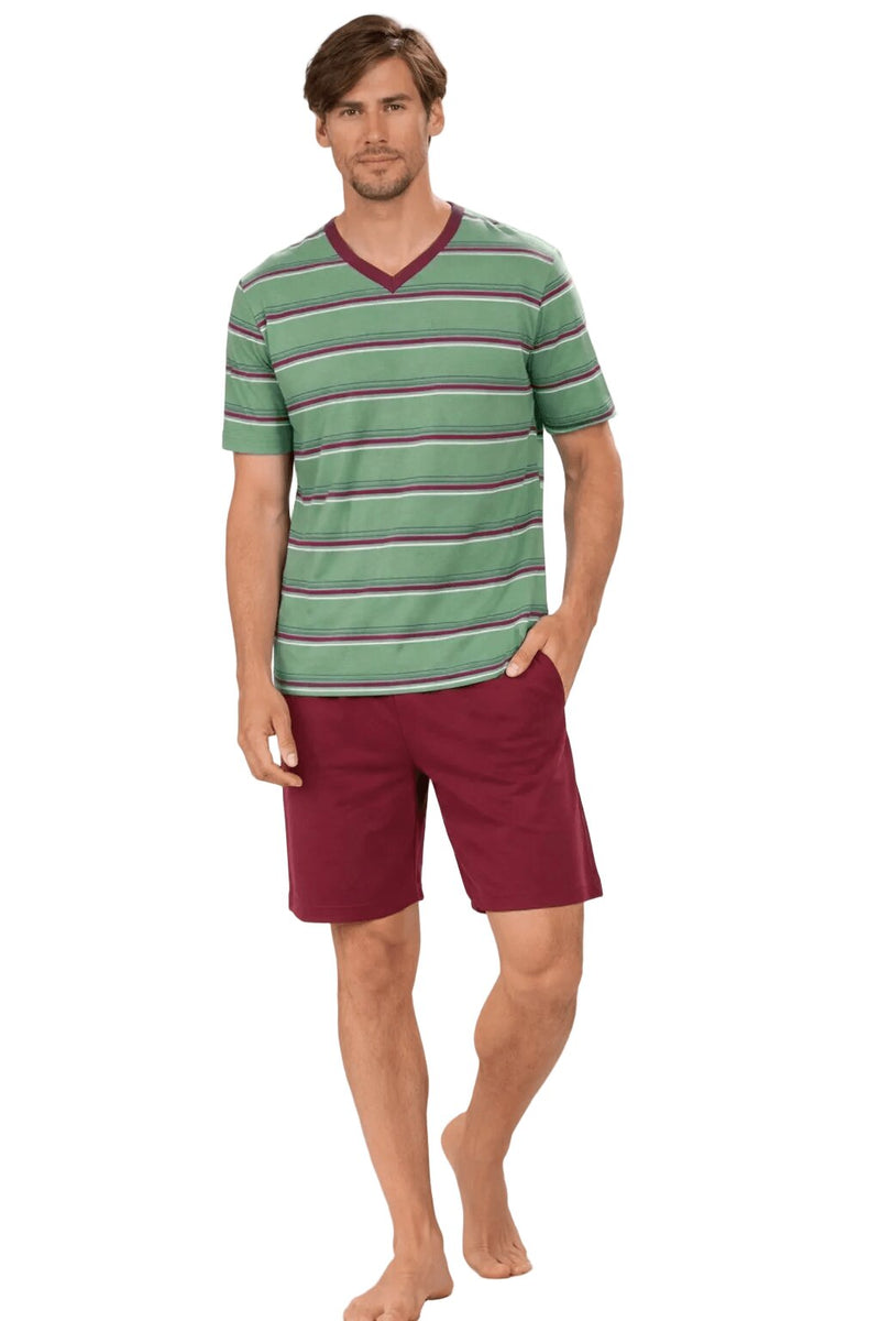 Pigiama Uomo Corto You365 in 100% Cotone Jersey a Righe