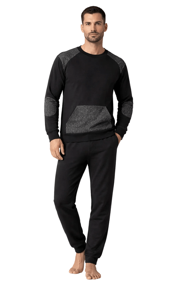 Pigiama Uomo Invernale Intimami 301 in Cotone Interlock con Marsupio