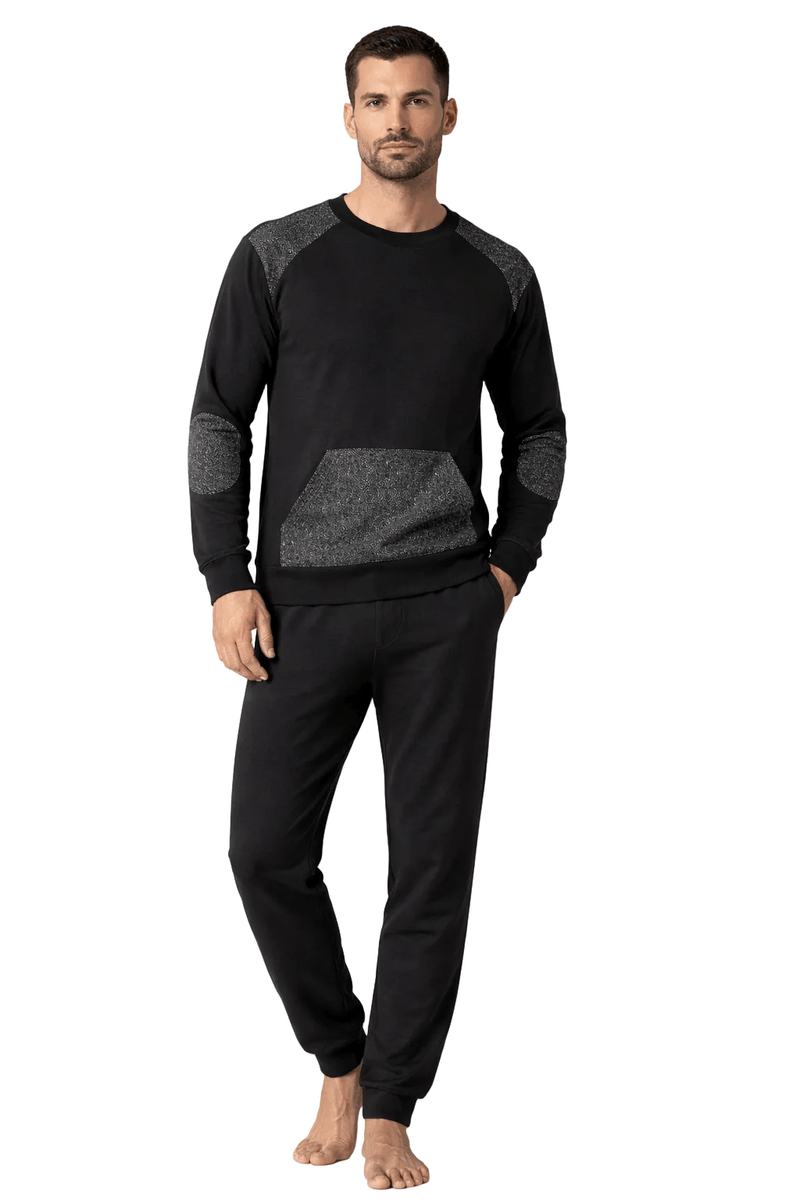 Pigiama Uomo Invernale Intimami 301 in Cotone Interlock con Marsupio