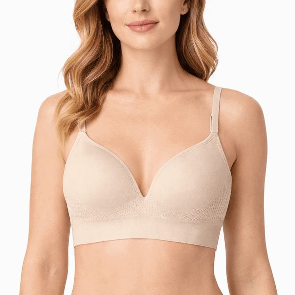 Reggiseno Donna Nudo Imbottito Senza Ferretto in Microfibra Ouno