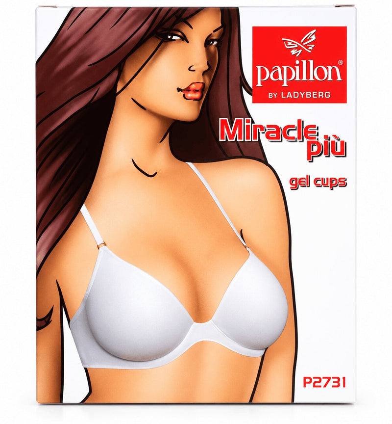 Reggiseno Balconcino Papillon 2731 Imbottito al Gel in Microfibra