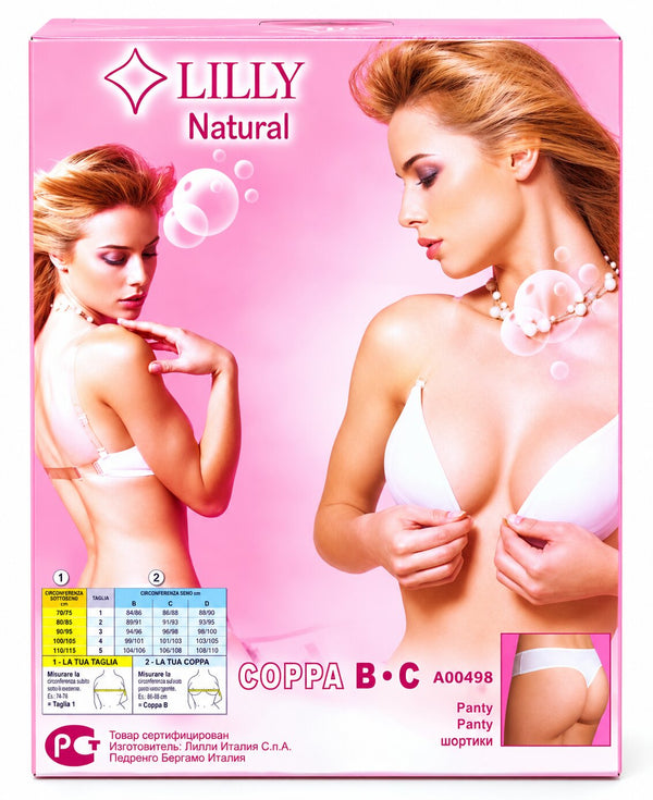 Reggiseno Balconcino con Ferretto Lilly Kelitha 1887 in microfibra liscia