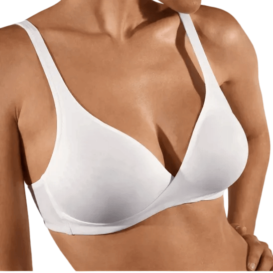 Reggiseno Donna Bianco Preformato Senza Cuciture Magico by Gios