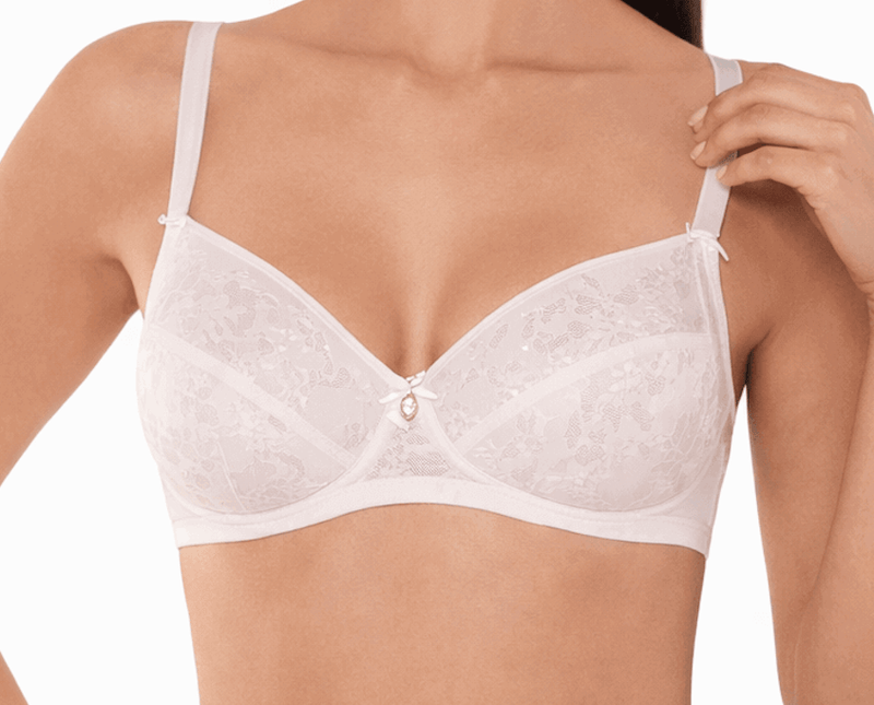 Reggiseno Donna Lepel Belseno 280 Senza Ferretto con Coppa Morbida in Microfibra