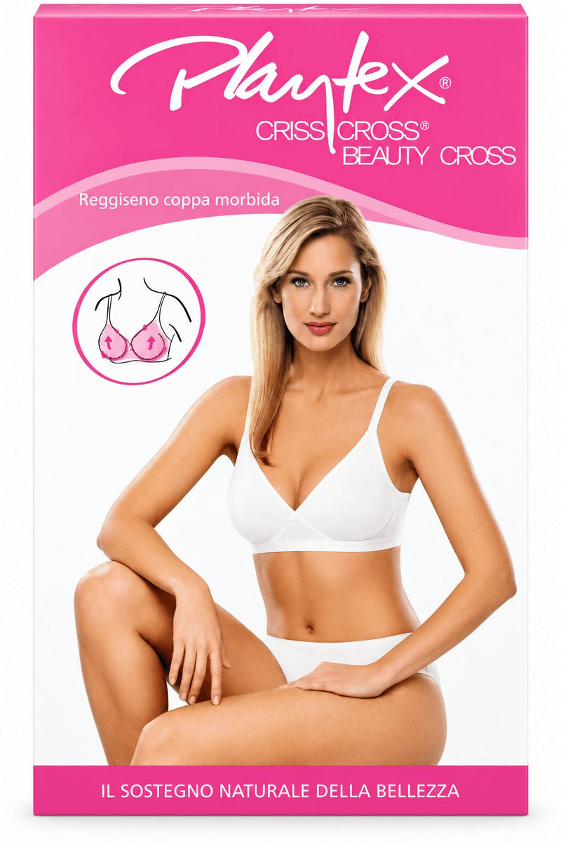 Reggiseno Donna Playtex 6597 in Microfibra Coppa Morbida B, C e D