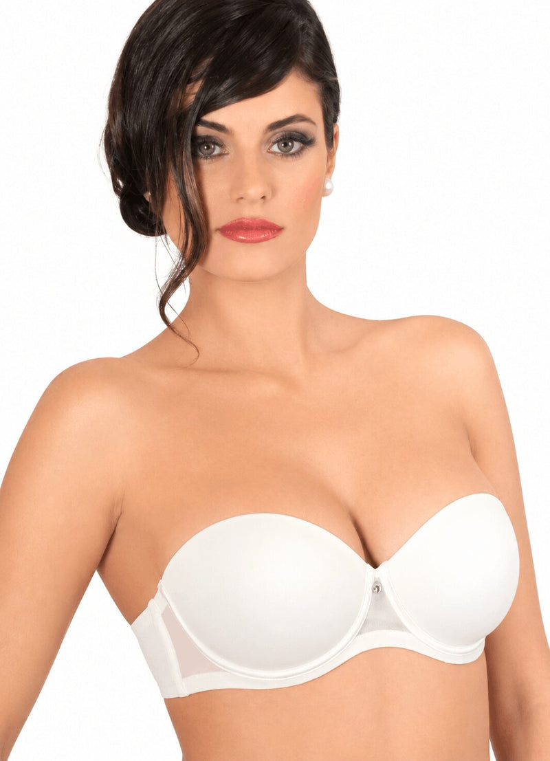 Reggiseno Donna Selene Esmeralda Balconcino a Fascia Coppa C Taglie Forti