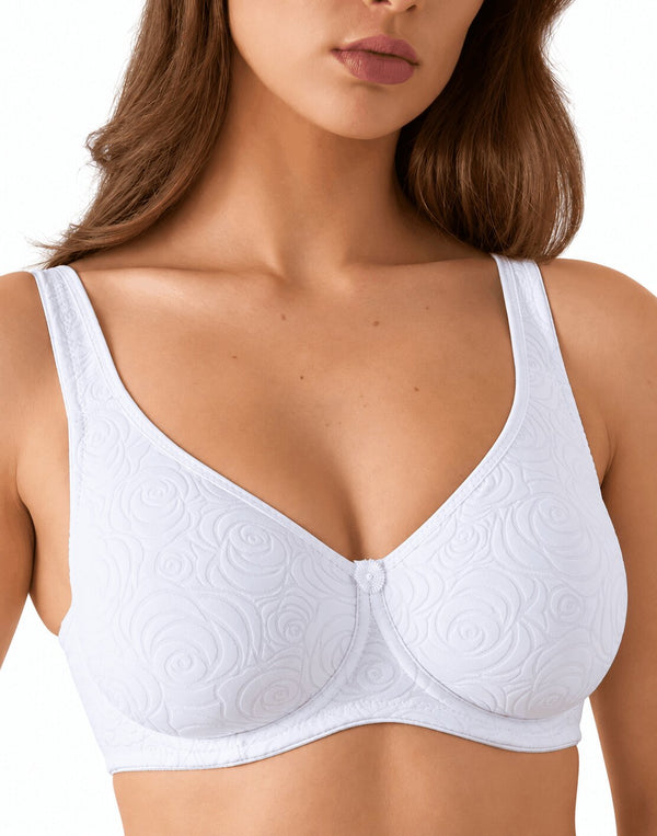Reggiseno Donna Selene Teresa Bianco con Ferretto Coppa C Taglie Forti