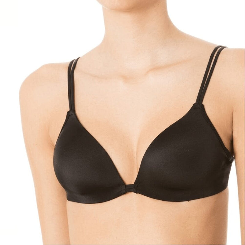 Reggiseno Infiore Avocado Nero Triangolo Imbottito in Microfibra Senza Ferretto