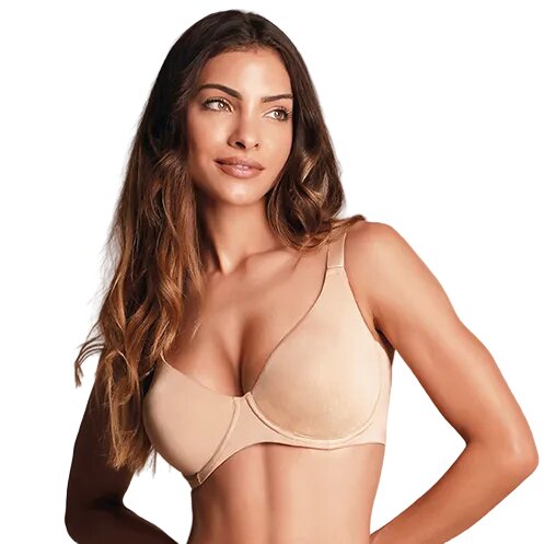 Reggiseno Love and Bra Sally Nudo | Balconcino con Ferretto Microfibra Coppa D