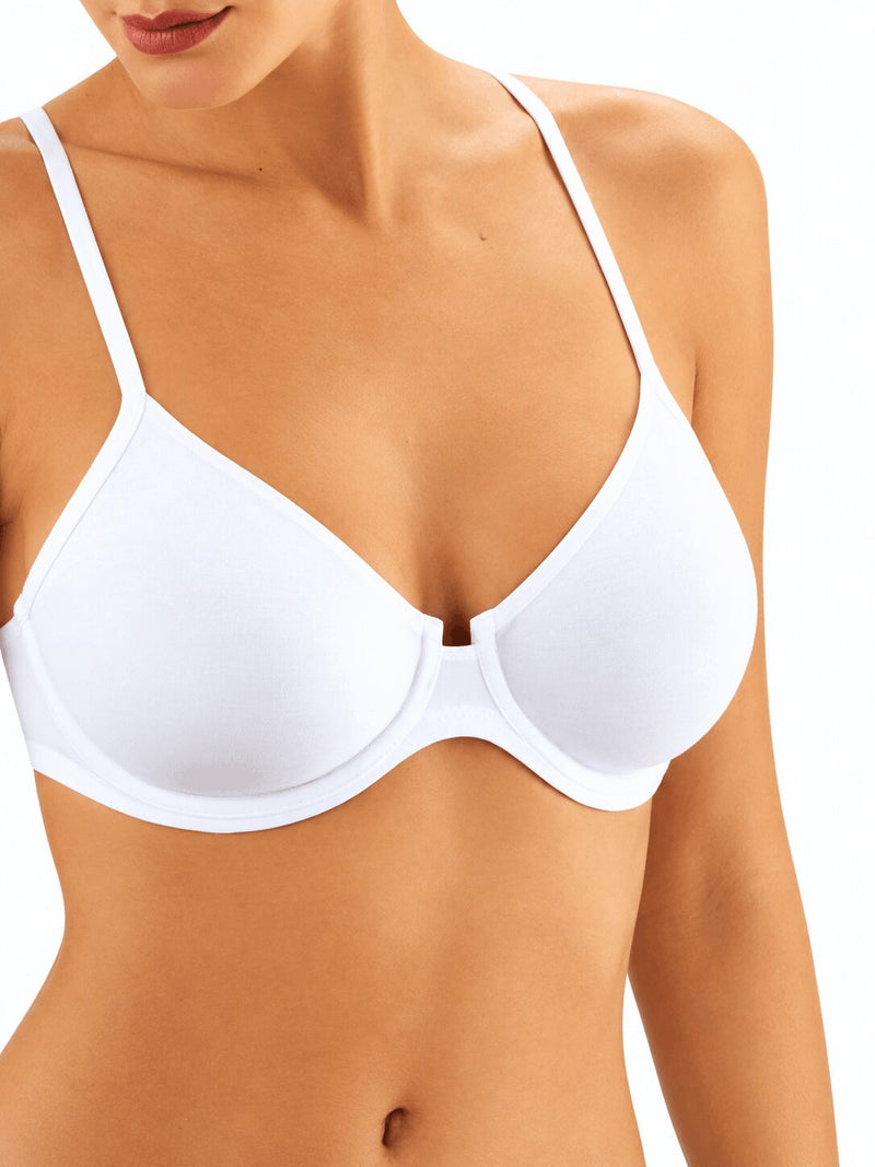 Reggiseno con Ferretto Comet Giulia Non Imbottito in Microfibra Senza Cuciture