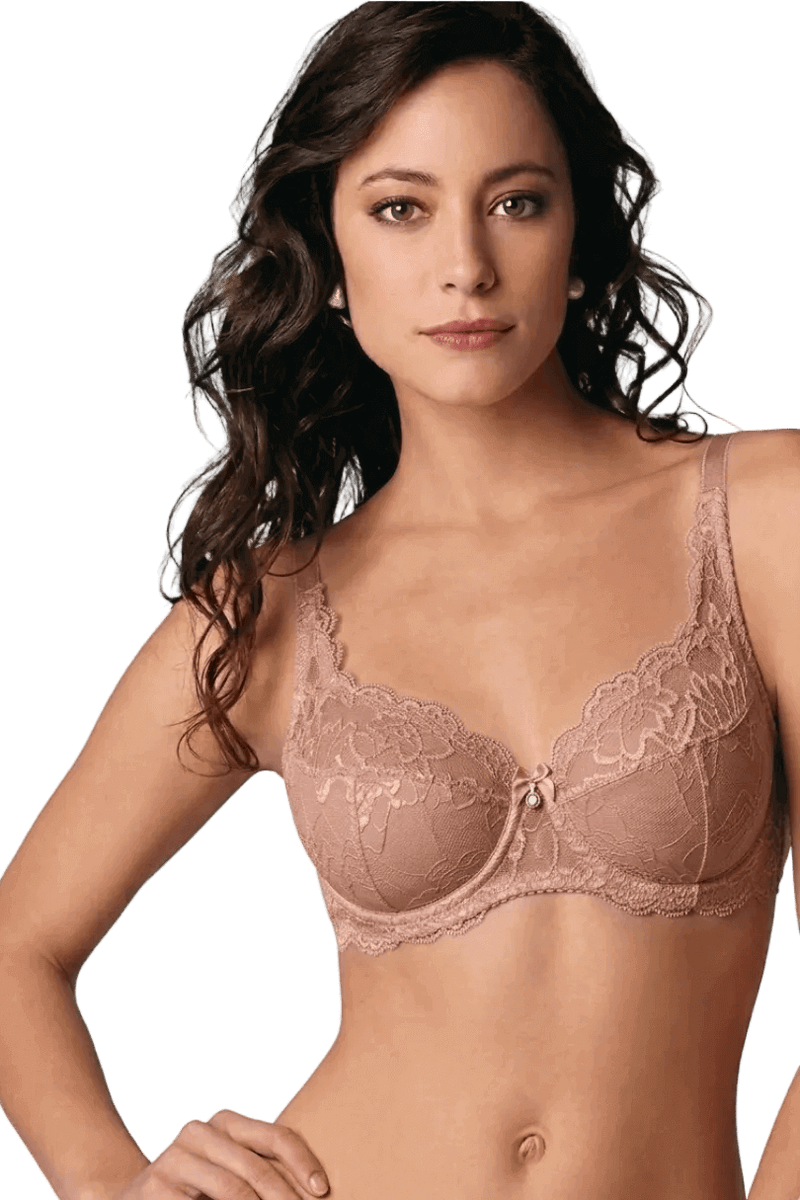 Reggiseno intimo fard donna balconetto pizzo coppa C–D Lepel Belseno 255