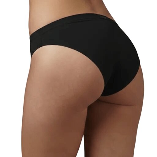 Retro Slip donna Nero Lovelygirl a vita alta in cotone modal elasticizzato -1315
