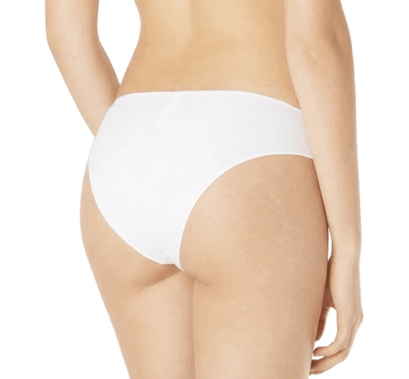 Retro Slip intimo bianco donna vita bassa microfibra Infiore 2101