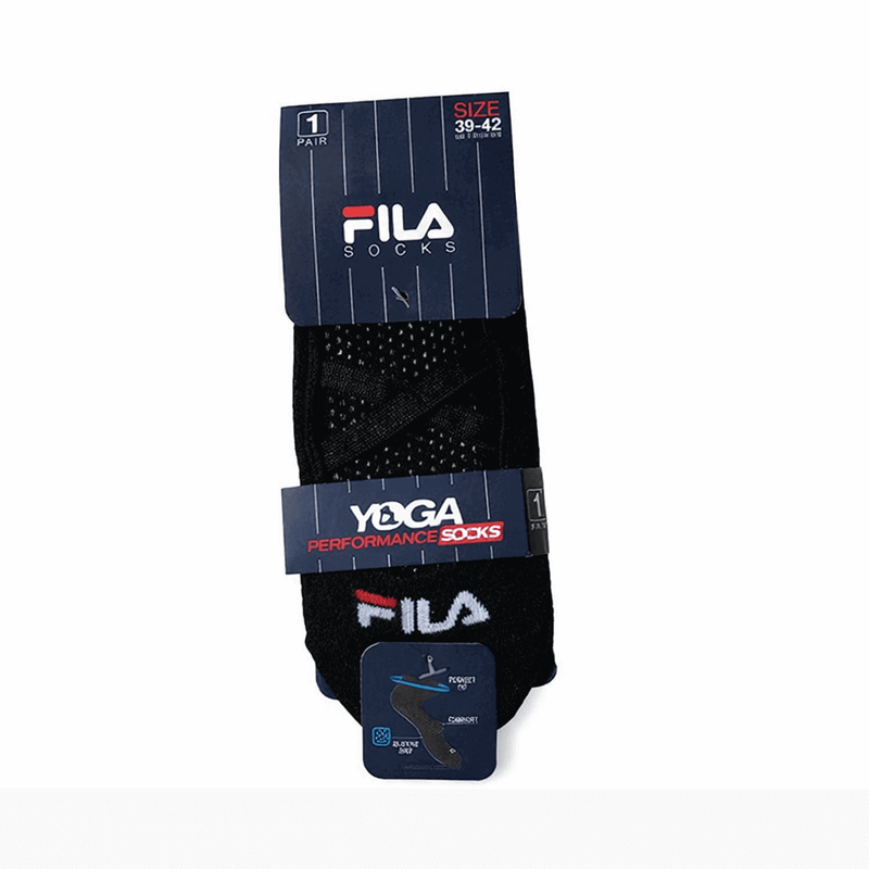 Scarpetta antiscivolo nero sportiva per yoga e pilates Fila Art. 1922