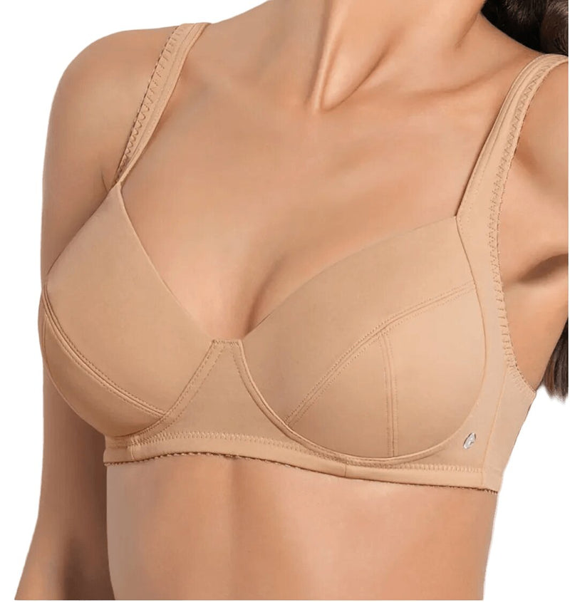 Sielei Reggiseno Nudo Donna in Microfibra Coppa C Senza Ferretto | 960