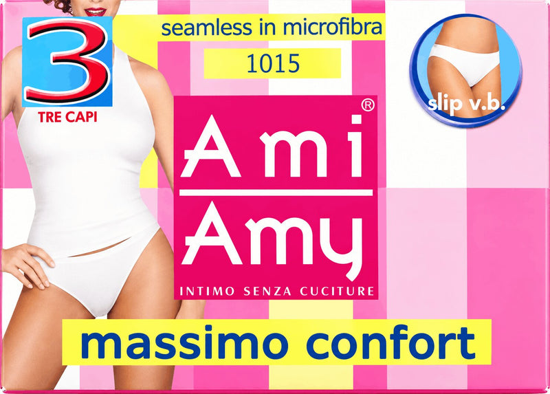 Slip Donna Bellissima Ami-Amy 1015 Seamless Vita Bassa in Microfibra
