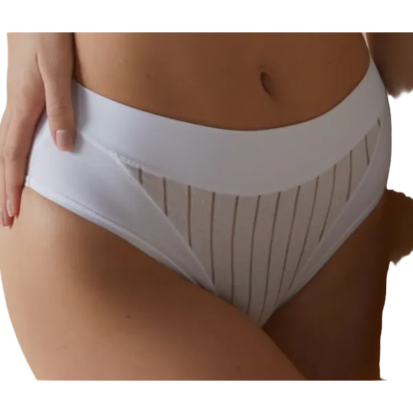 Slip Donna Bianca Contenitiva in Microfibra Selene Mariluz